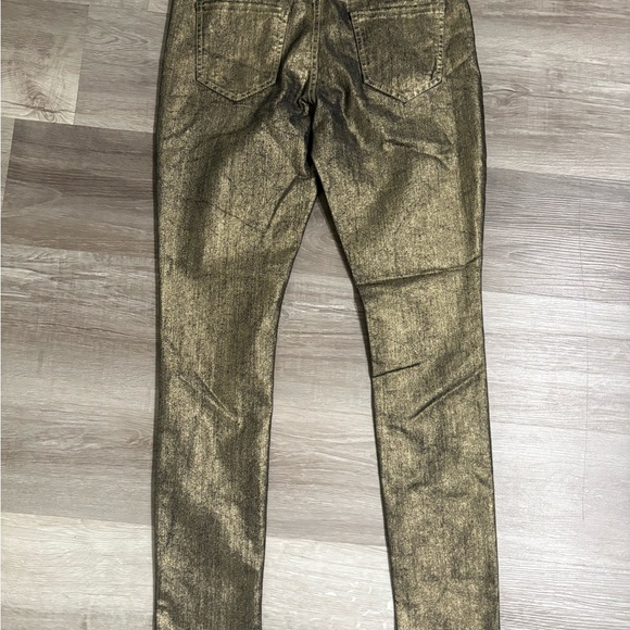 BONGO Shiny Gold Denim Pants - Picture 7 of 7